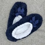 Ballerines Super Moelleux doublées sherpa bleu nuit - 36/37