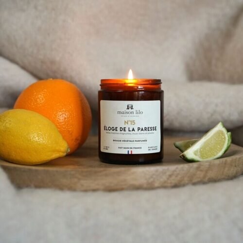 Bougie parfumée 140g (36h) Eloge de la paresse