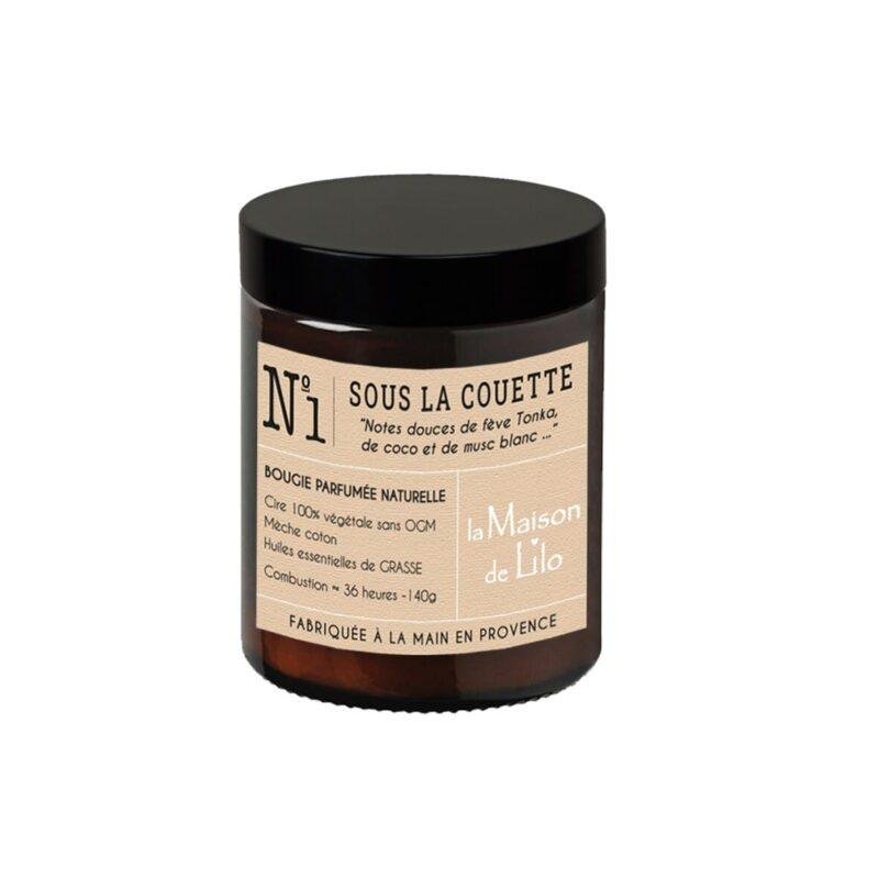 Bougie parfumée 140g (36h) Sous la couette