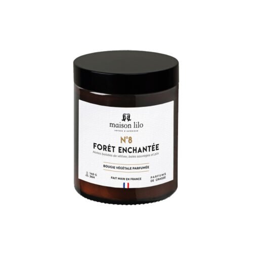 Bougie végétale parfumée N°11 Forêt enchantée 140g