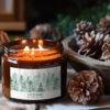 Bougie parfumée 3 mèches 400g (60h) À l'orée du bois