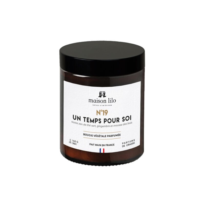 Bougie parfumée N°19 Un temps pour soi 140 g