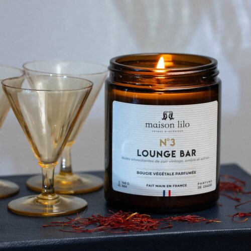 Bougie végétale parfumée N°2 Lounge bar- 140g