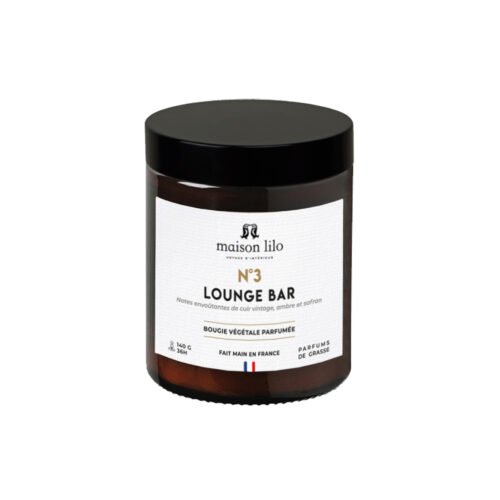 Bougie végétale parfumée N°2 Lounge bar- 140g