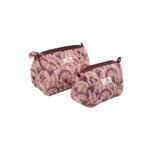 Trousses Papyrus rose lilas - trousse maquillage