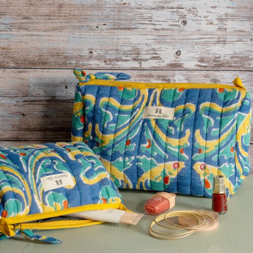 Trousse matelassée Fish