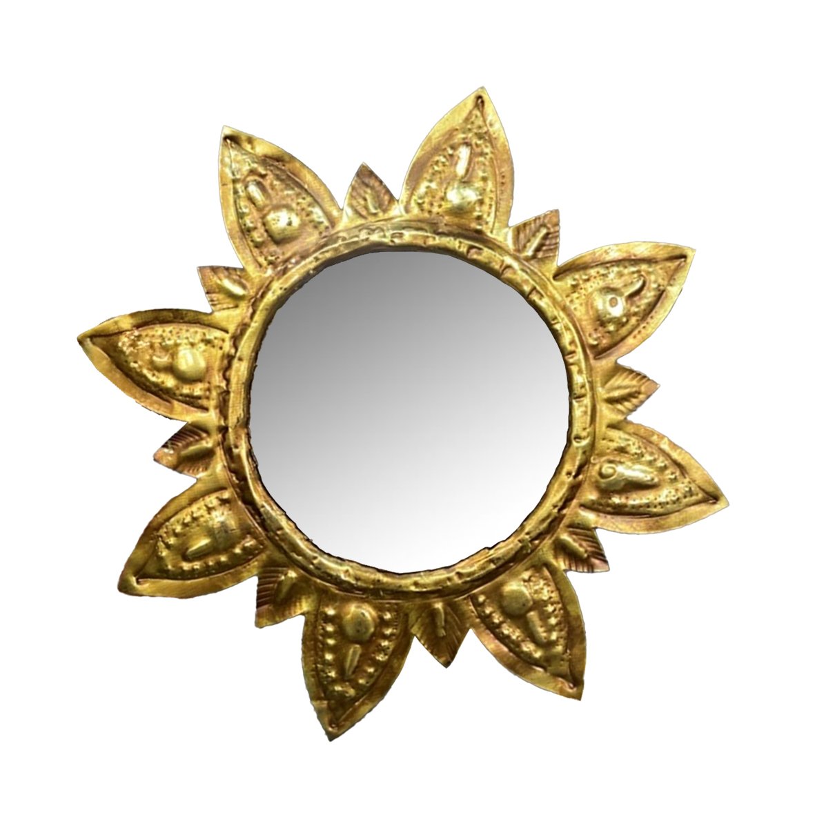Miroir Soleil MM métal doré – Image 3