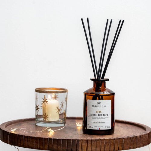 Parfum d'ambiance tiges de rotin N°16 Jardin des Sens- 180 ml
