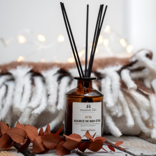 Parfum d'ambiance tiges de rotin N°10 Source de bien-être -180 ml