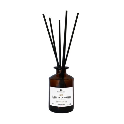 Parfum d'ambiance tiges de rotin N°15 Eloge de la paresse- 180 ml