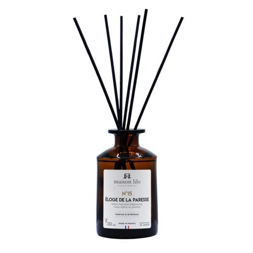 Parfum d'ambiance tiges de rotin N°15 Eloge de la paresse- 180 ml