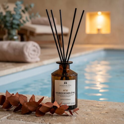Parfum d'ambiance tiges de rotin N°10 Source de bien-être -180 ml