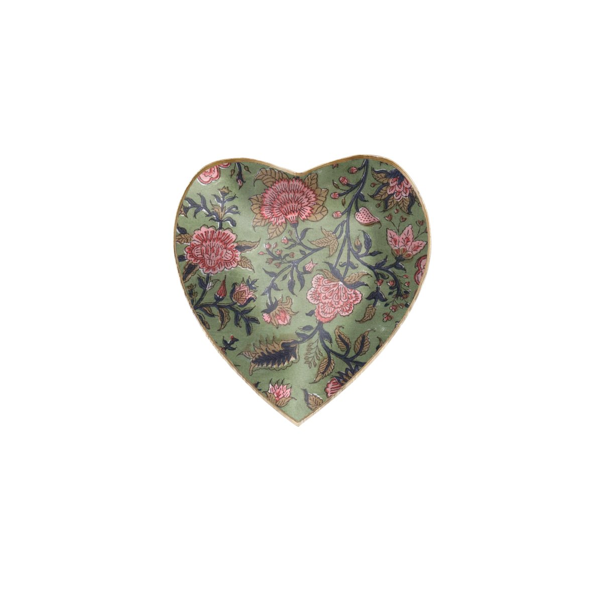 Coupelle coeur métal émaillé Chambord, bord doré – Image 2